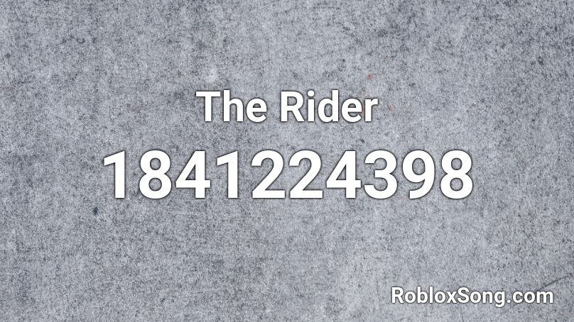 The Rider Roblox ID