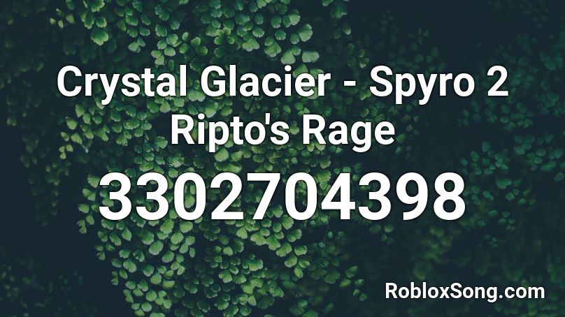 Crystal Glacier - Spyro 2 Ripto's Rage Roblox ID