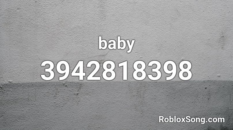 baby Roblox ID