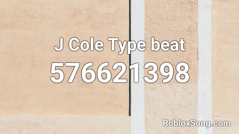 J Cole Type beat Roblox ID
