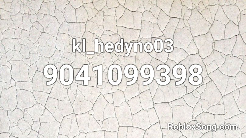kl_hedyno03 Roblox ID
