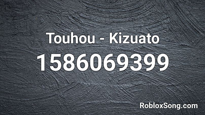 Touhou - Kizuato Roblox ID