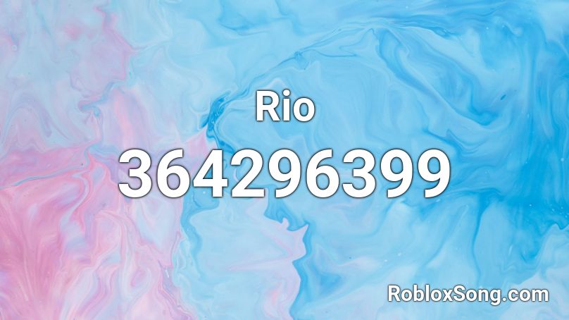  Rio Roblox ID