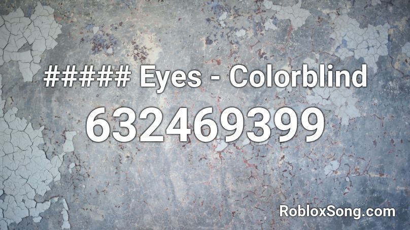 ##### Eyes - Colorblind Roblox ID
