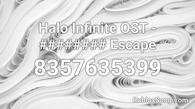 Halo Infinite Soundtrack - Warship Escape Roblox ID