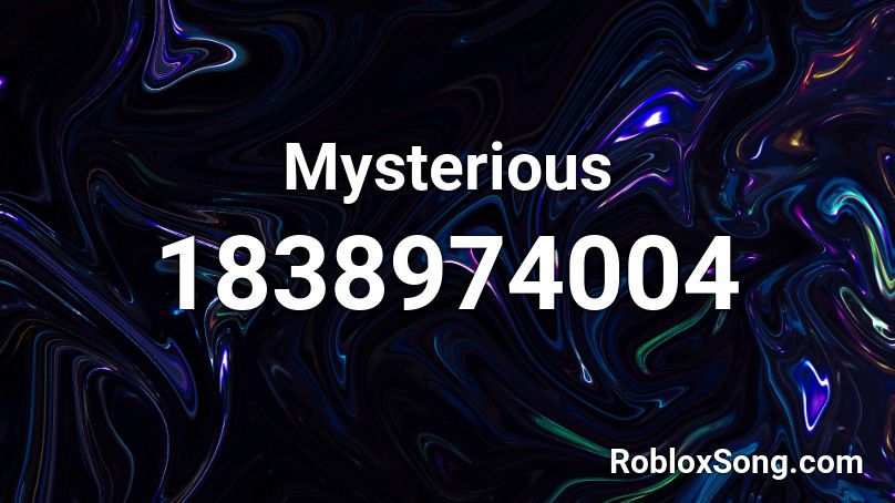 Mysterious Roblox ID