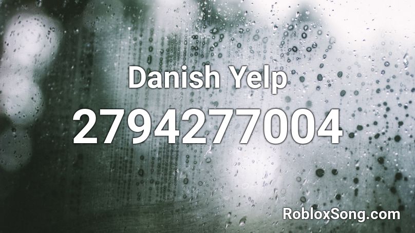 Danish Yelp Roblox ID