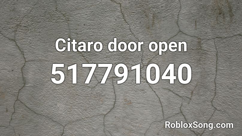 Citaro door open Roblox ID