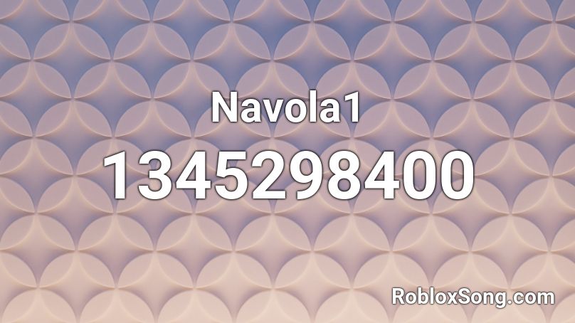 Navola1 Roblox ID