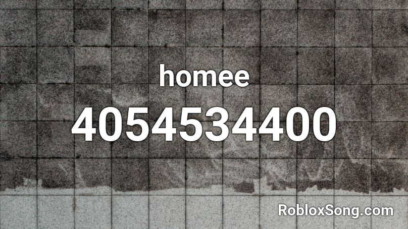 homee Roblox ID