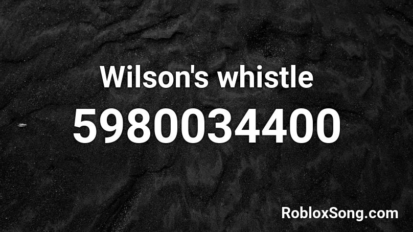 Joshua's whistle Roblox ID