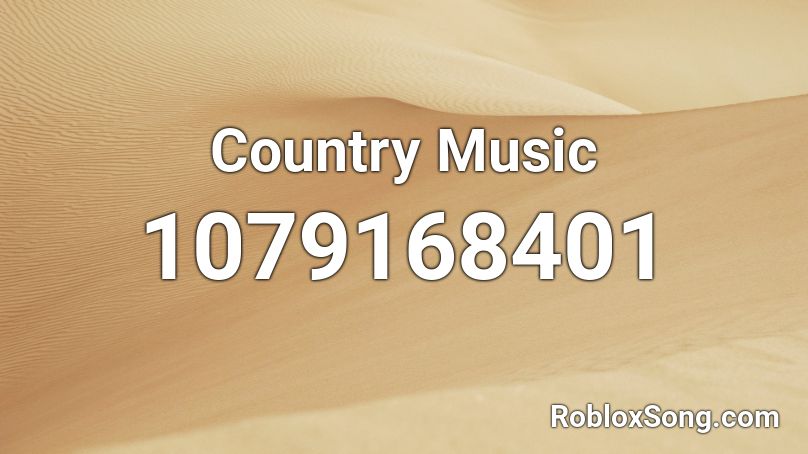 Country Music Roblox ID