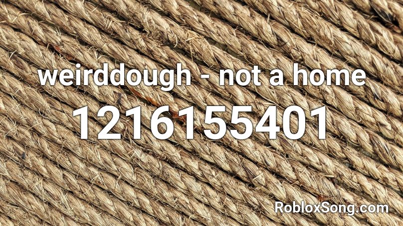 weirddough - not a home Roblox ID