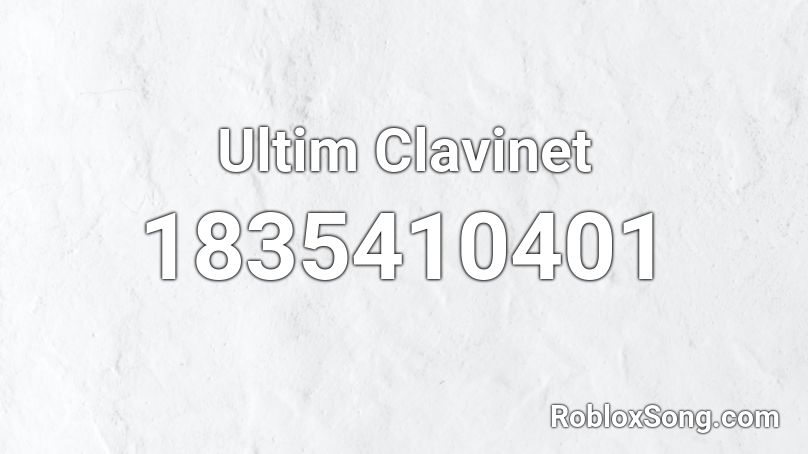 Ultim Clavinet Roblox ID