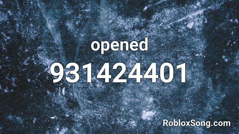opened Roblox ID