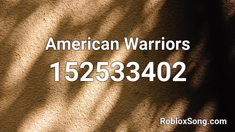 American Warriors Roblox ID