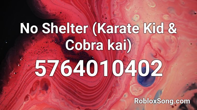 No Shelter (Karate Kid & Cobra kai) Roblox ID