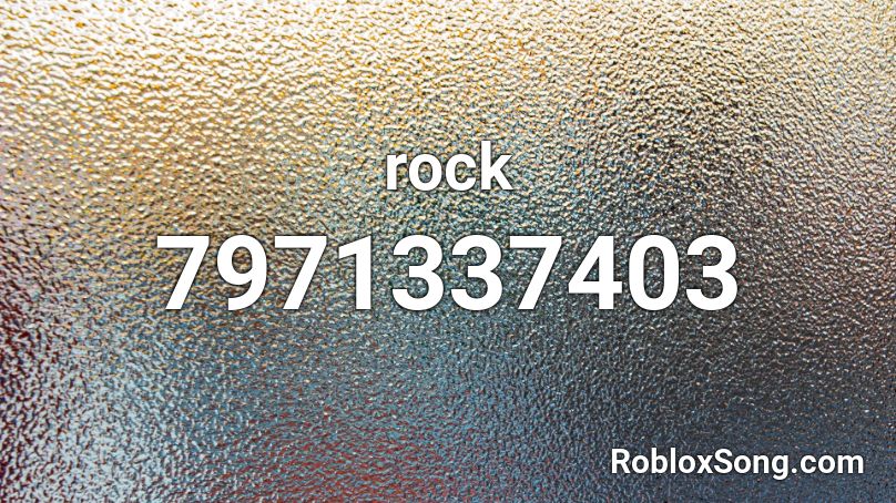 rock Roblox ID