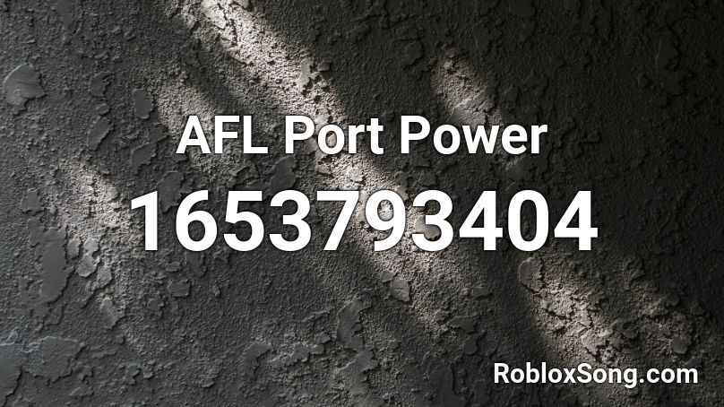AFL Port Power Roblox ID