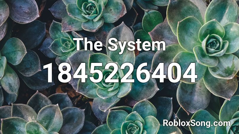 The System Roblox ID