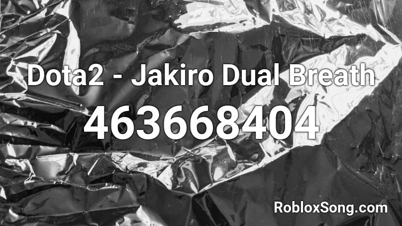 Dota2 - Jakiro Dual Breath Roblox ID