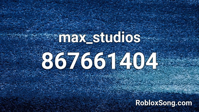 max_studios Roblox ID