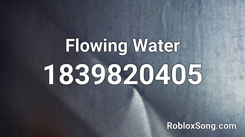 Flowing Water Roblox ID