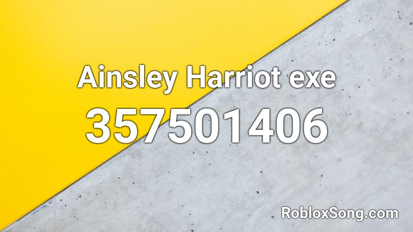 Ainsley Harriot exe Roblox ID