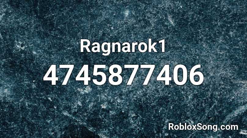 Ragnarok1 Roblox ID