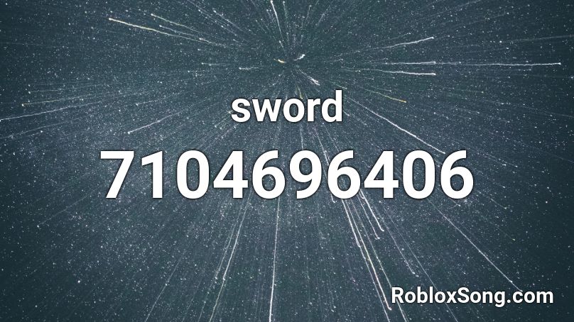 sword Roblox ID