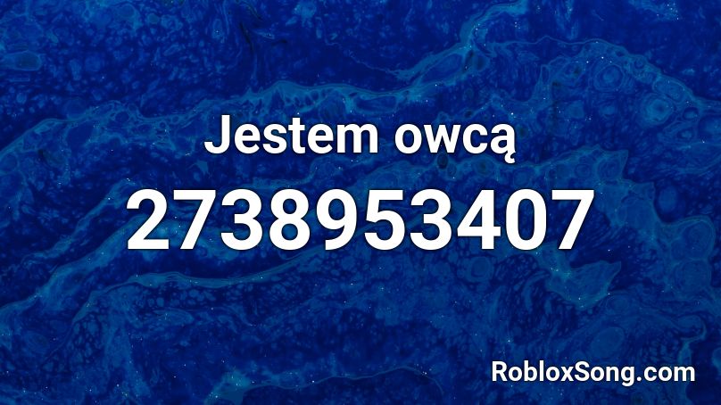 Jestem owcą Roblox ID