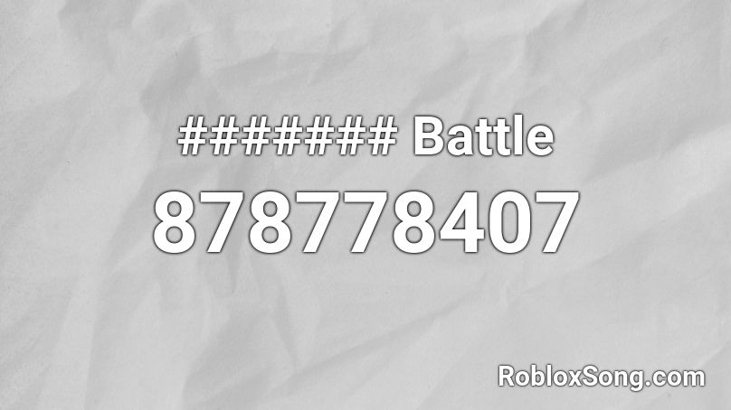 ####### Battle Roblox ID