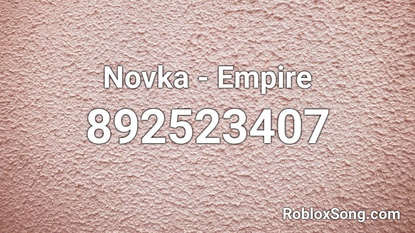 Novka - Empire Roblox ID