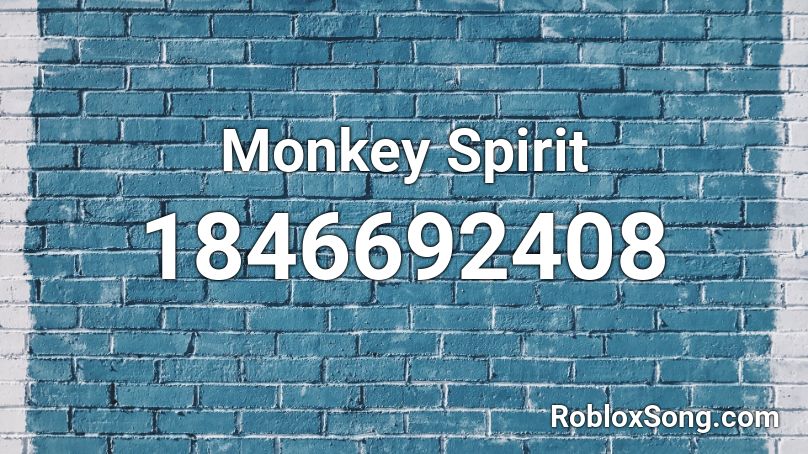 Monkey Spirit Roblox ID