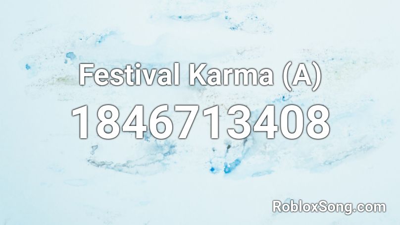 Festival Karma (A) Roblox ID