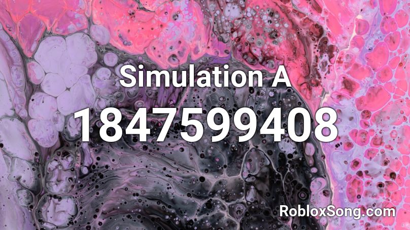 Simulation A Roblox ID