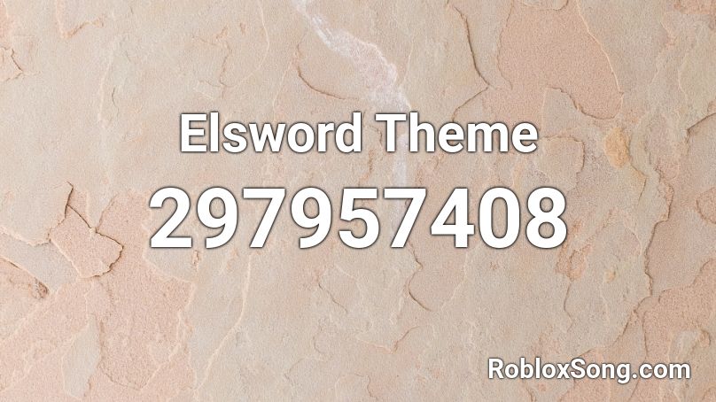 Elsword Theme Roblox ID