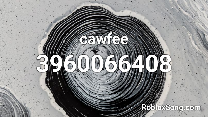cawfee Roblox ID
