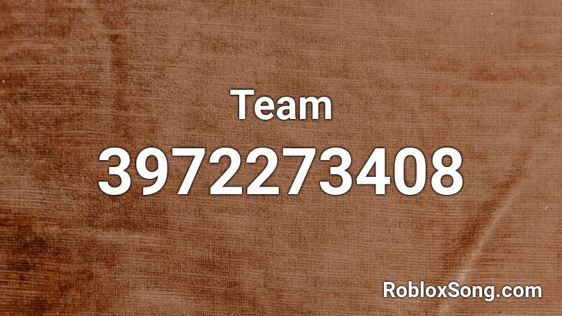 Team Roblox ID