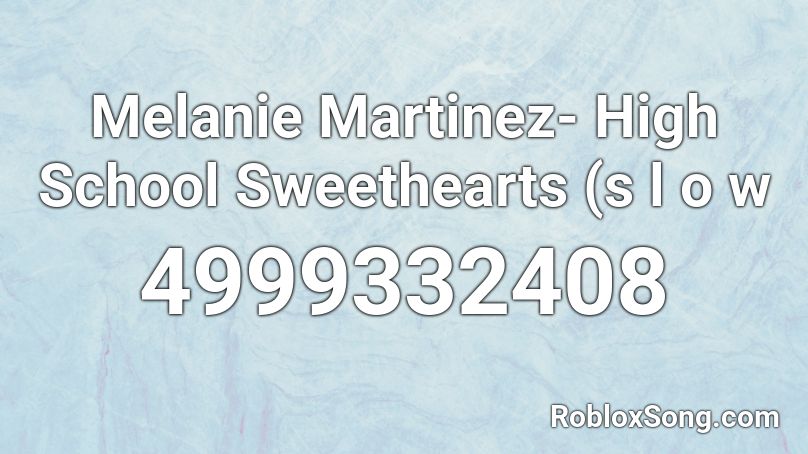 Melanie Martinez - PLAY DATE (Slowed) Roblox ID - Roblox music codes