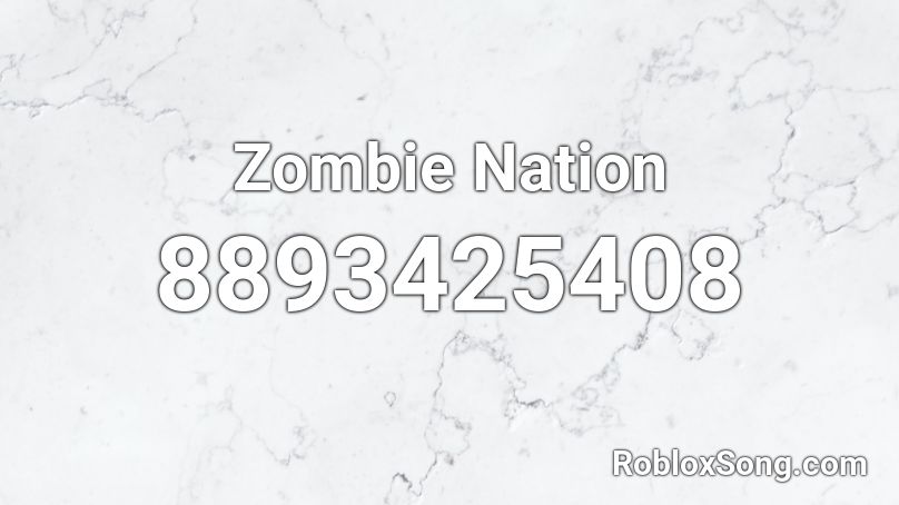 Zombie Nation  Roblox ID