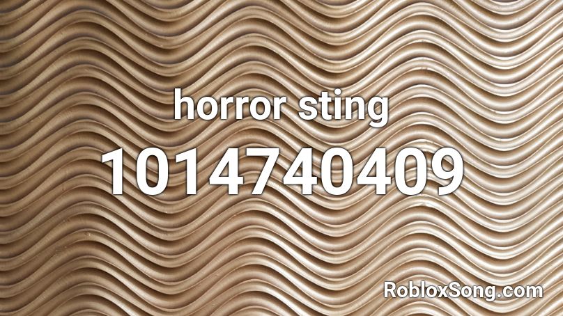 horror sting Roblox ID