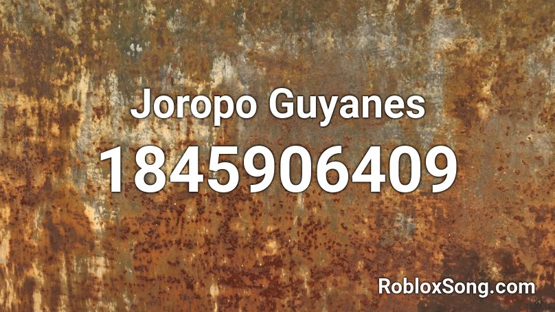 Joropo Guyanes Roblox ID