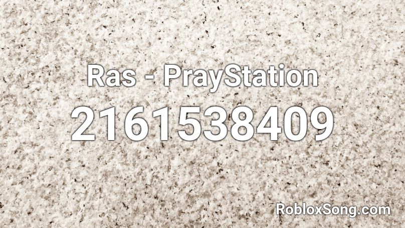 Ras - PrayStation Roblox ID