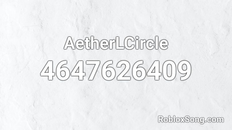 AetherLCircle Roblox ID