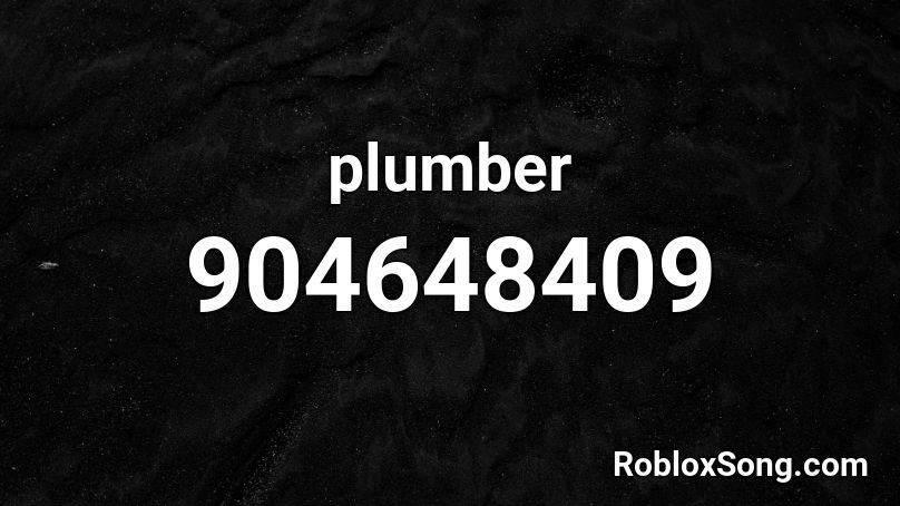 plumber Roblox ID