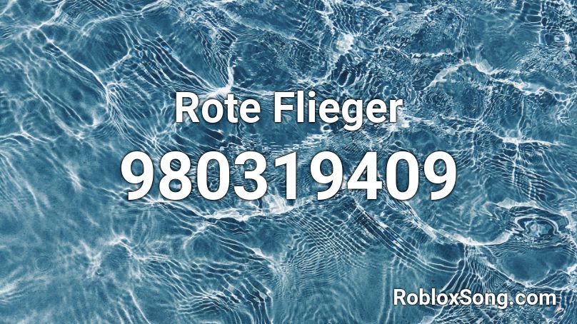 Rote Flieger Roblox ID