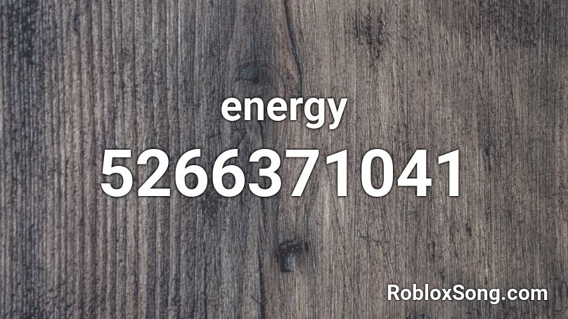 energy Roblox ID