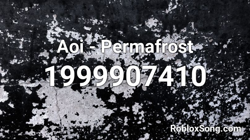 Aoi - Permafrost Roblox ID