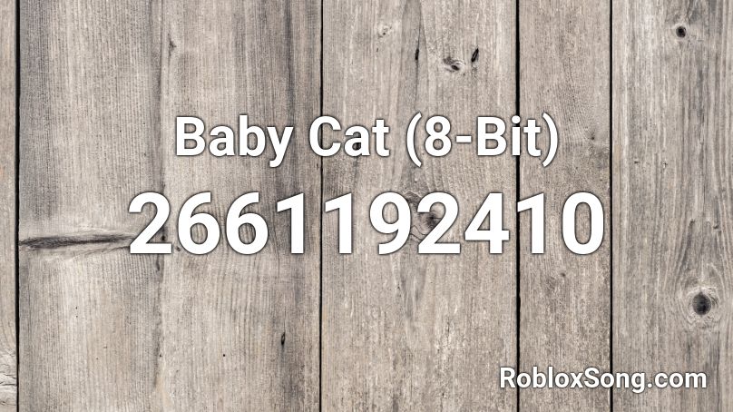Baby Cat (8-Bit) Roblox ID